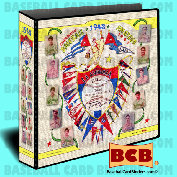 1943-La-Ambrosia-Baseball-Card-Presentation-Album-Binder