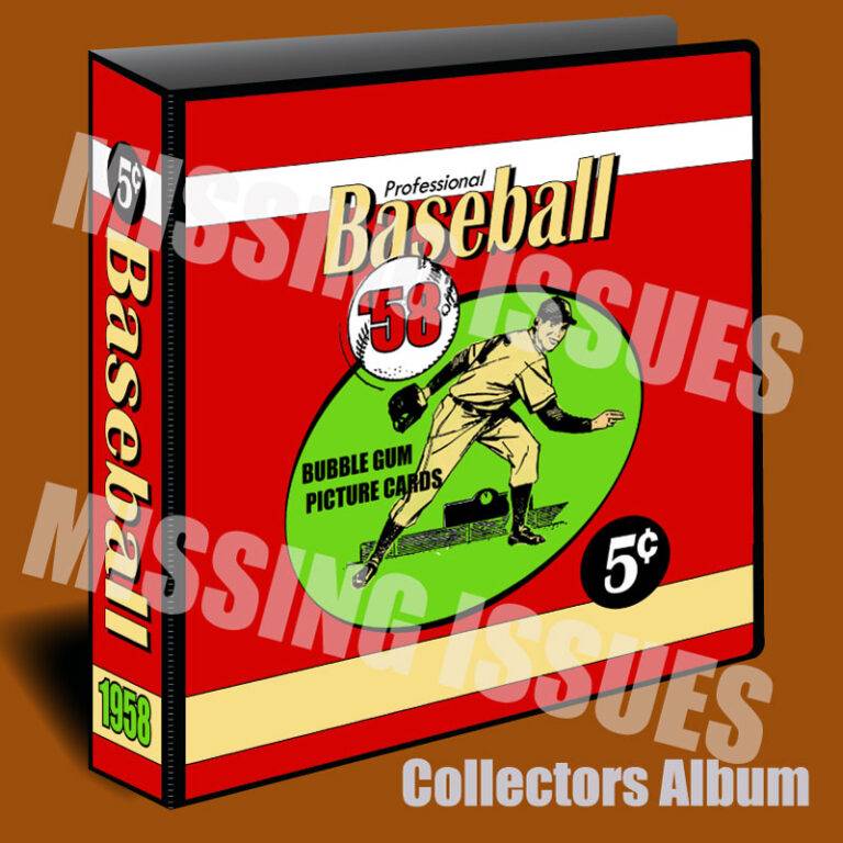 1958ToppsBaseballCardAlbumBinder Baseball Card Binders