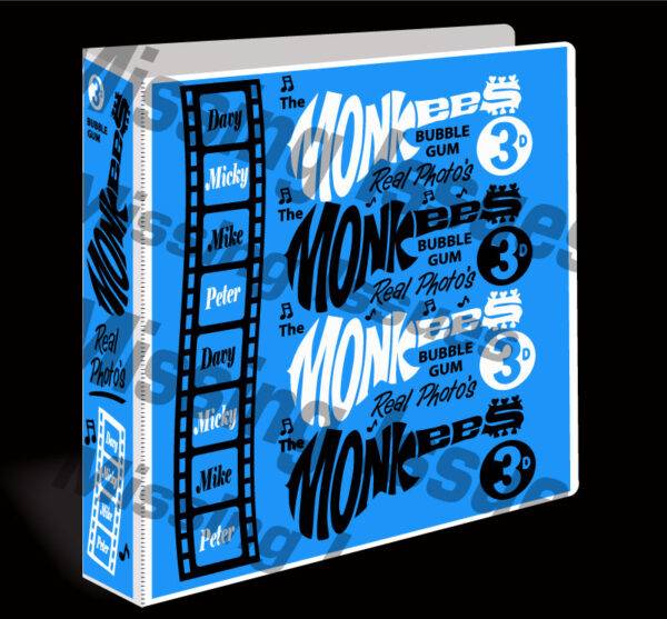 Topps-Style-The-Monkees-Blue-Collectors-Album-Binder