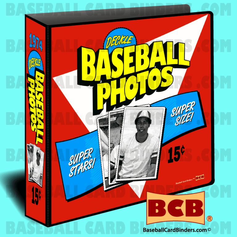 1974ToppsStyleDeckleBaseballCardAlbumBinder Baseball Card Binders