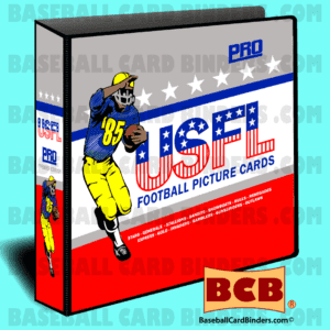 1985-Topps-Style-USFL-Football-Card-Album-Binder