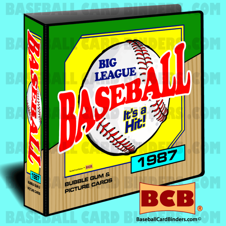 1987ToppsStyleBaseballCardAlbumBinder Baseball Card Binders