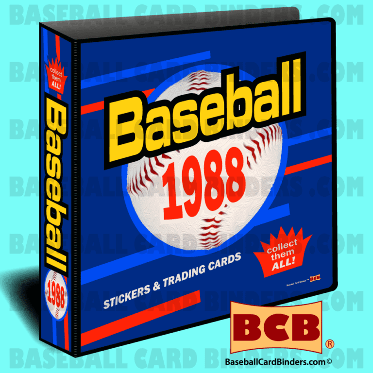 1988FleerStyleBaseballCardAlbumBinder Baseball Card Binders