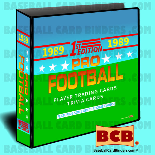 1989-Score-Style-Football-Card-Album---Binder-For-Collectors