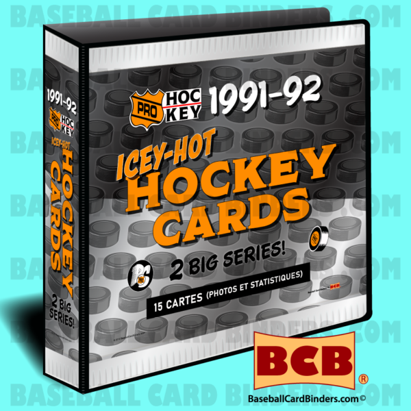 1991-92-Pro-Set-Style-Hockey-Card-Album-Binder
