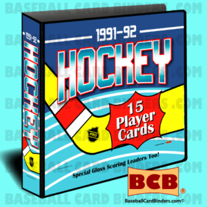 1991-92-Topps-Style-Hockey-Card-Album-Binder
