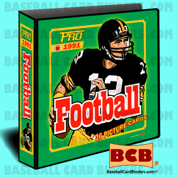 1991-Topps-Style-Football-Card-Album-Binder