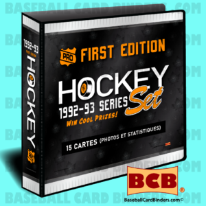 1992-93-ProSet-Style-Hockey-Card-Presentation-Album-Binder
