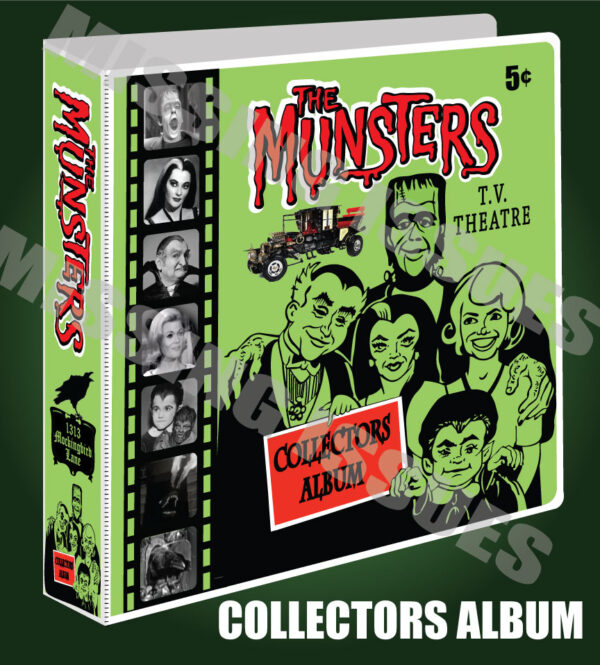 The-Munsters-Trading-Card-Album-Binder White