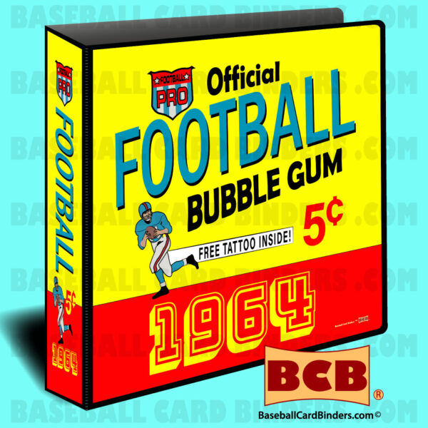 1964-Philadelphia-Gum-Style-Football-Card-Album-Binder