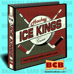 1937-38-V356-World-Wide-Gum-Ice-Kings-Hockey-Card-Album-Binder